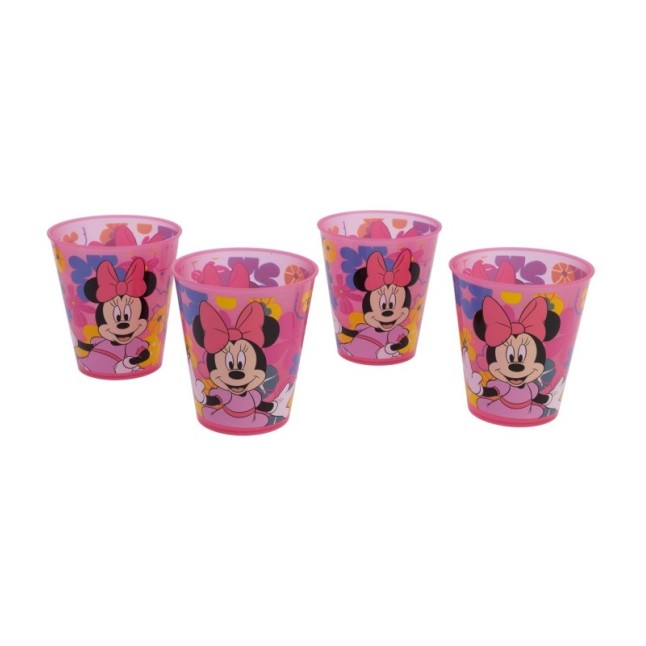 JOY 4 PCS PP TUMBLER SET 285 ML MINNIE