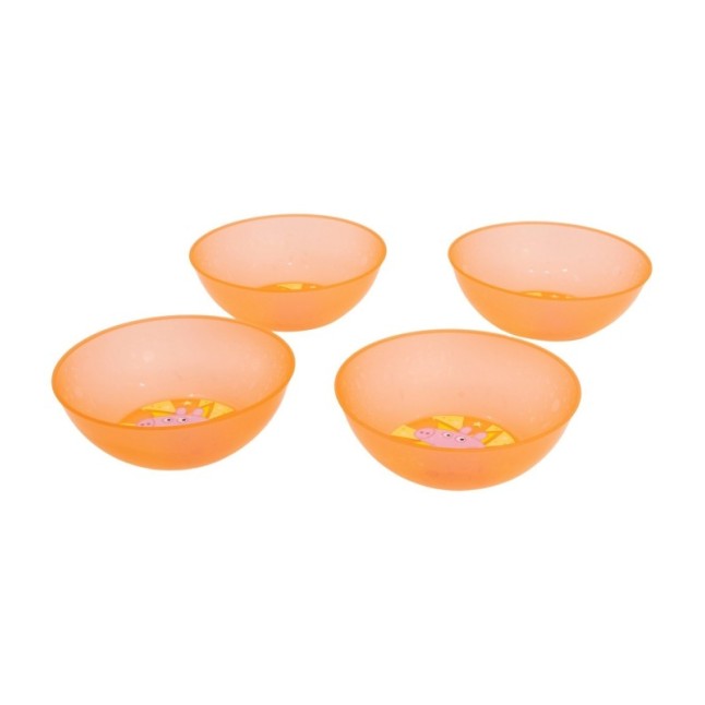 JOY 4 PCS PP BOWL SET PEPPA PIG