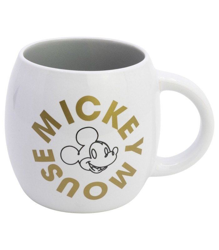 CERAMIC GLOBE MUG 13 OZ IN GIFT BOX MICKEY MOUSE SIGNATURE