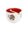 CERAMIC RAMEN BOWL WITH CHOPSTICKS IN GIFT BOX SUPER MARIO PROTAGONISTS