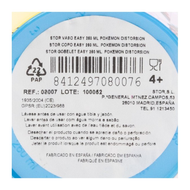 EASY PP TUMBLER 260 ML POKEMON DISTORSION