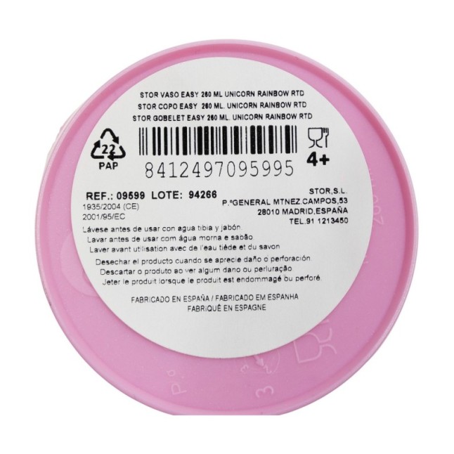 EASY PP TUMBLER 260 ML UNICORN RANGE RTD