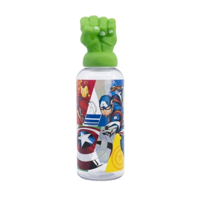 3D ECOZEN FIGURINE BOTTLE 560 ML AVENGERS SEVEN WONDERS HULK