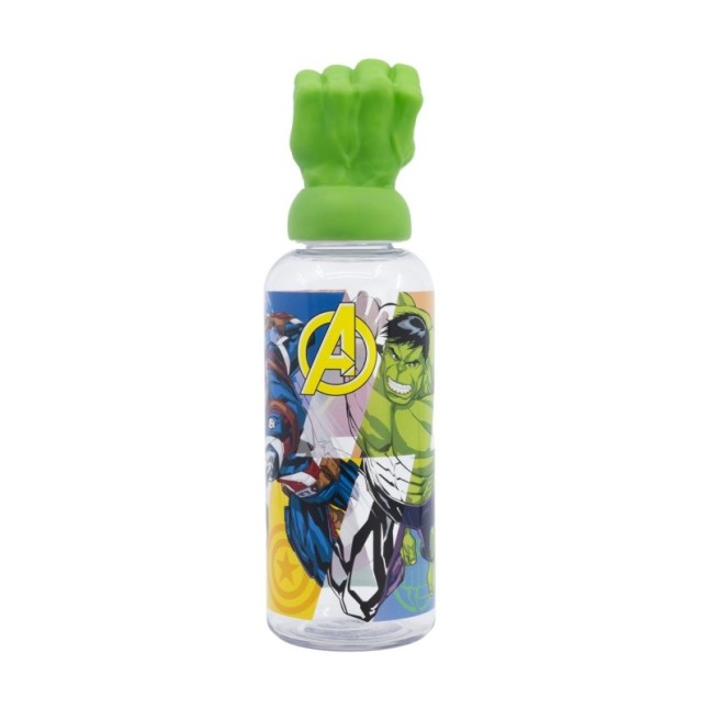 3D ECOZEN FIGURINE BOTTLE 560 ML AVENGERS SEVEN WONDERS HULK