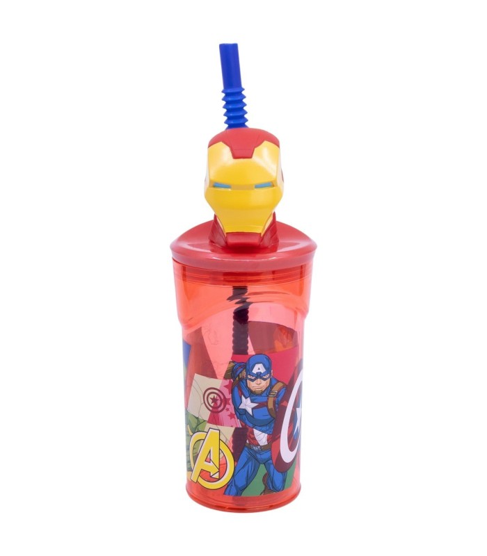 3D FIGURINE TUMBLER 360 ML AVENGERS SEVEN WONDERS IRON MAN