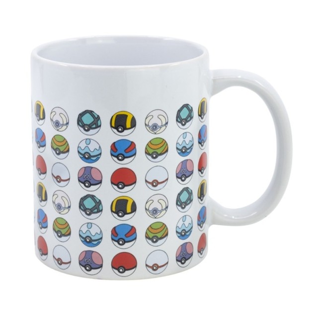 CERAMIC SB MUG 11 OZ IN BOX POKEMON ALL POKEBALLS EVER DNLS