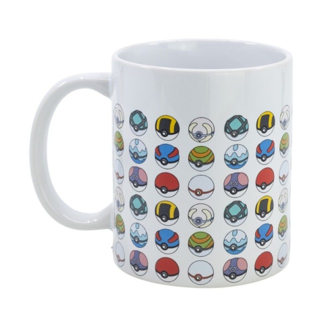 CERAMIC SB MUG 11 OZ IN BOX POKEMON ALL POKEBALLS EVER DNLS