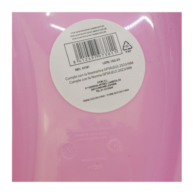 TODDLER TRAINING SEAT MINNIE NATURE