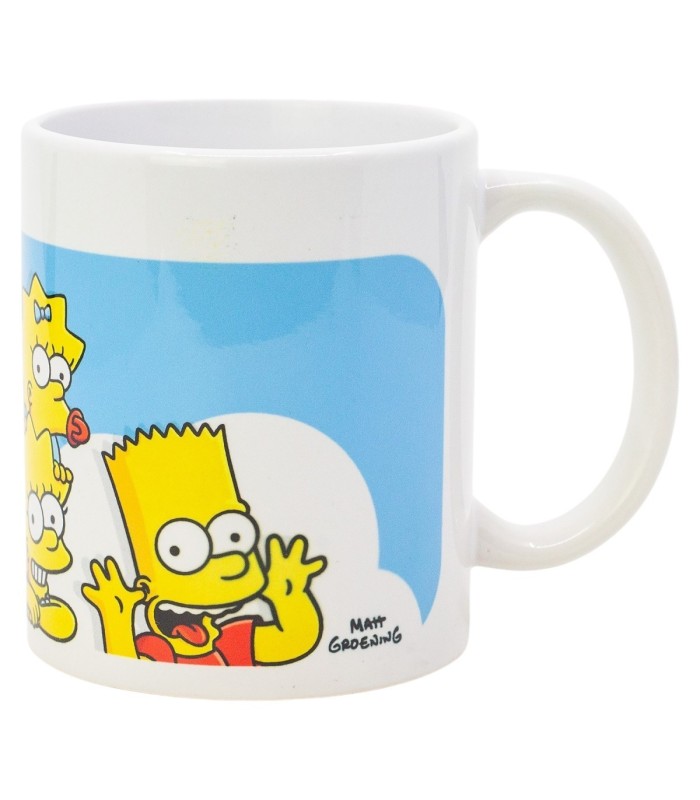 CERAMIC SB MUG 11 OZ IN BOX THE SIMPSONS FAMILY CLOUDS