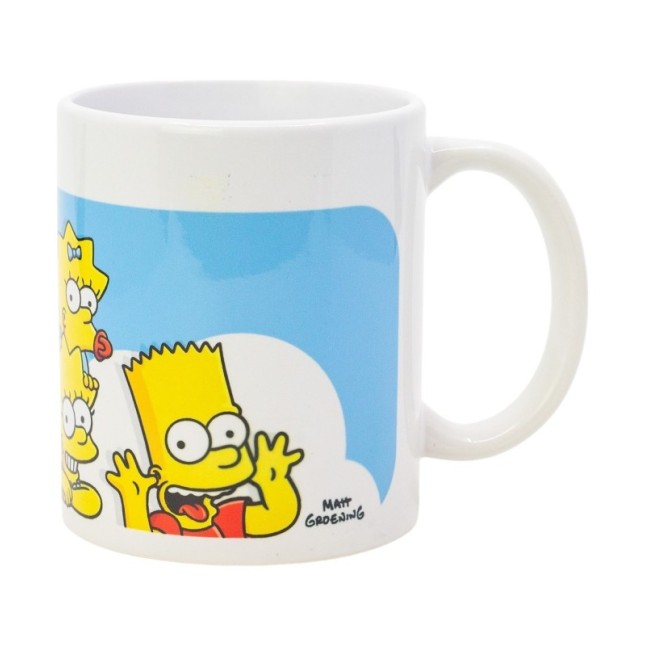 CERAMIC SB MUG 11 OZ IN BOX THE SIMPSONS FAMILY CLOUDS