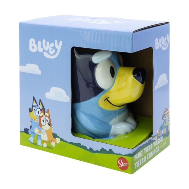 CERAMIC 3D MUG 9 OZ IN GIFT BOX BLUEY