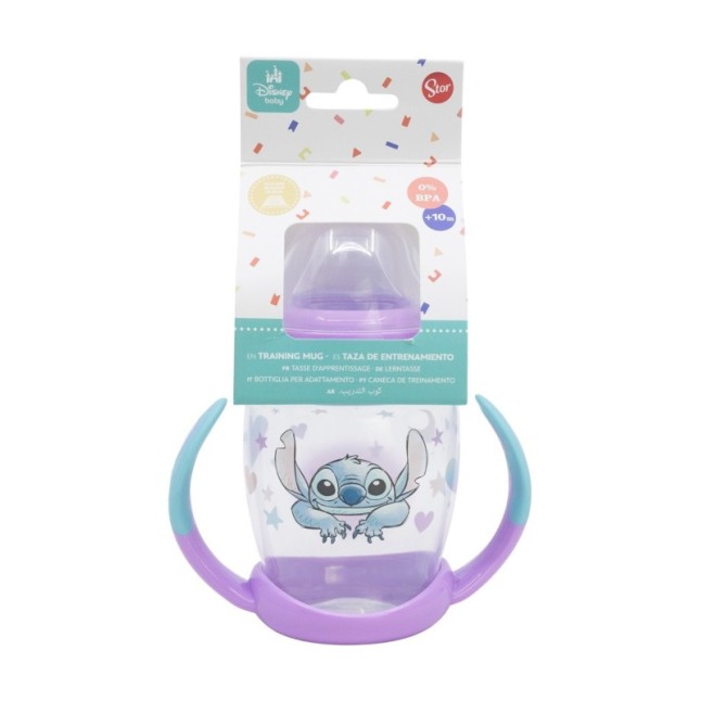 TODDLER SILICONE FANCY TRAINING MUG 270 ML STITCH WITHYOU CSF