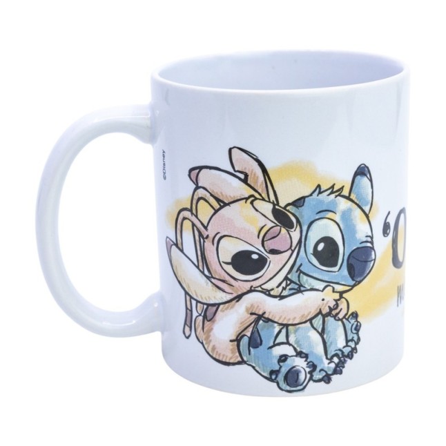 CERAMIC MUG 11 OZ IN GIFT BOX STITCH & ANGEL OHANA