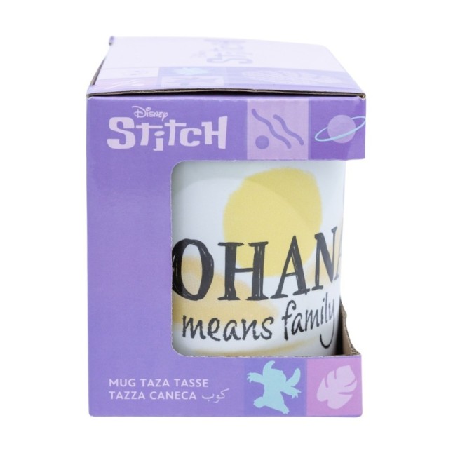 CERAMIC MUG 11 OZ IN GIFT BOX STITCH & ANGEL OHANA