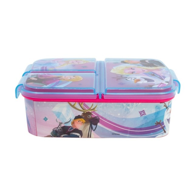 MULTI COMPARTMENT SANDWICH BOX FROZEN IRIDESCENT AQUA