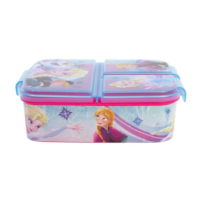 MULTI COMPARTMENT SANDWICH BOX FROZEN IRIDESCENT AQUA