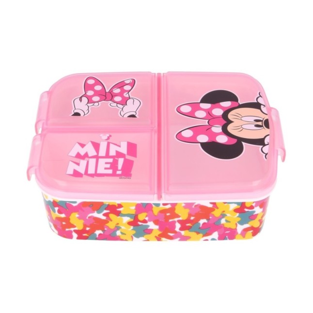 MULTI COMPARTMENT SANDWICH BOX MINNIE SO EDGY BOWS