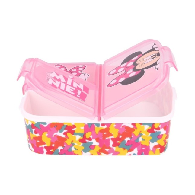 MULTI COMPARTMENT SANDWICH BOX MINNIE SO EDGY BOWS