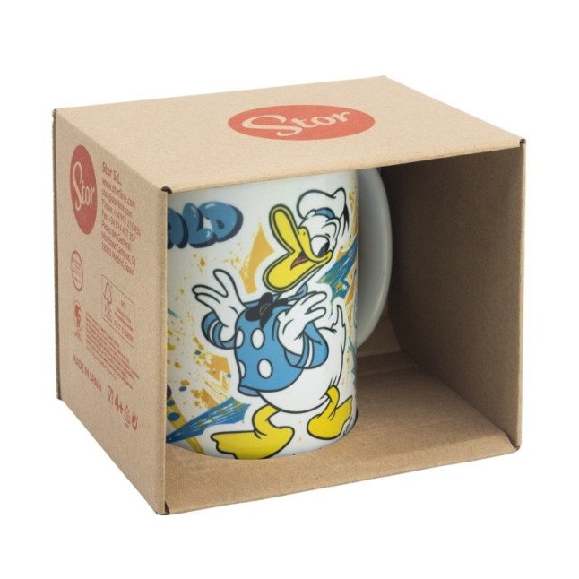 CERAMIC SB MUG 11 OZ IN BOX DONALD DAISY GRAFFITI