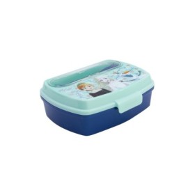 FUNNY SANDWICH BOX WITH CUTLERY FROZEN SNOWY TALE