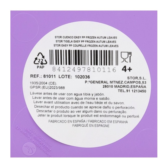 PP EASY BOWL FROZEN AUTUM LEAVES