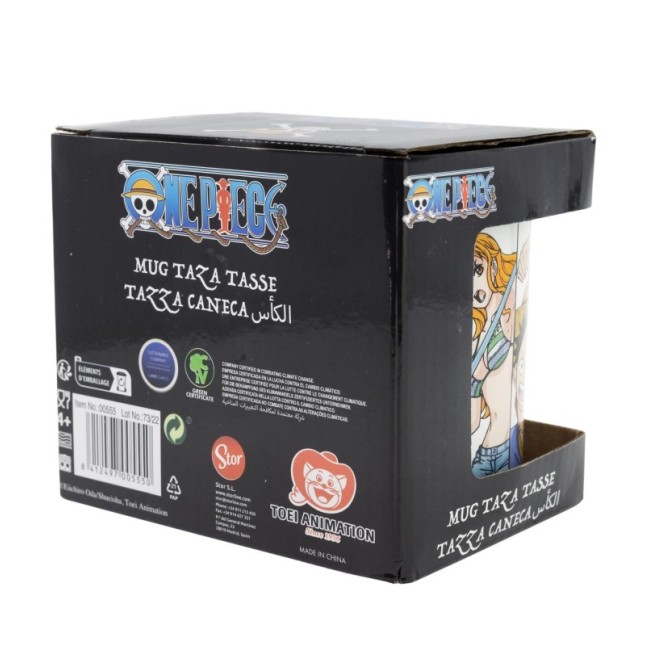 CERAMIC MUG 11 OZ IN GIFT BOX ONE PIECE CREW BATTLE