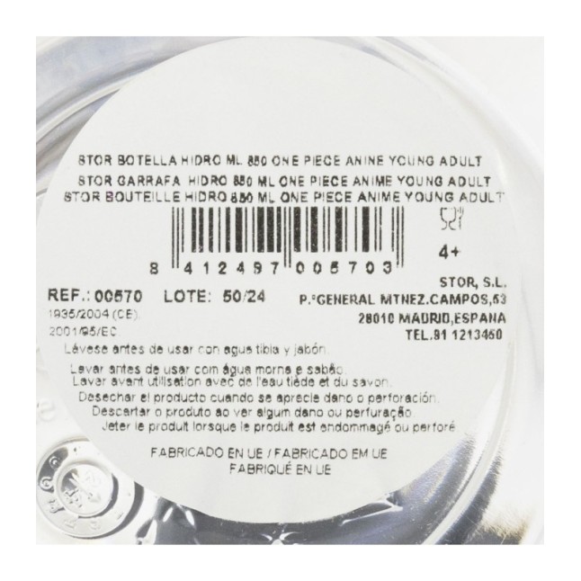 HYDRO BOTTLE 850 ML ONE PIECE ANIME