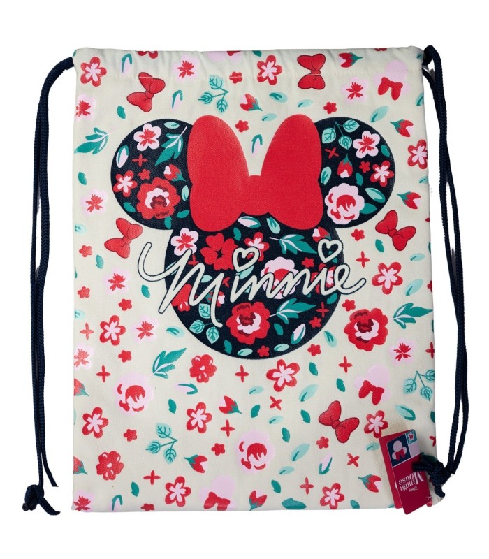 INSULATED FRIENDLY DRAWSTRING BAG MINNIE MOUSE