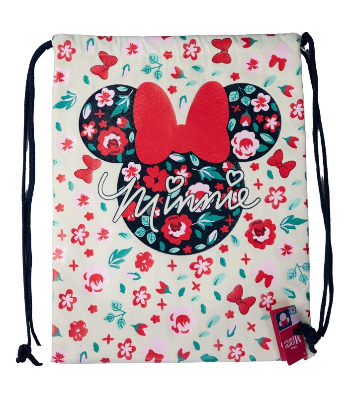 INSULATED FRIENDLY DRAWSTRING BAG MINNIE MOUSE