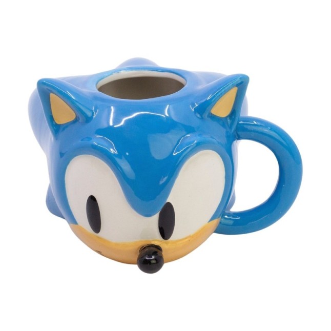 CERAMIC 3D MUG 13 OZ IN GIFT BOX SONIC HEAD