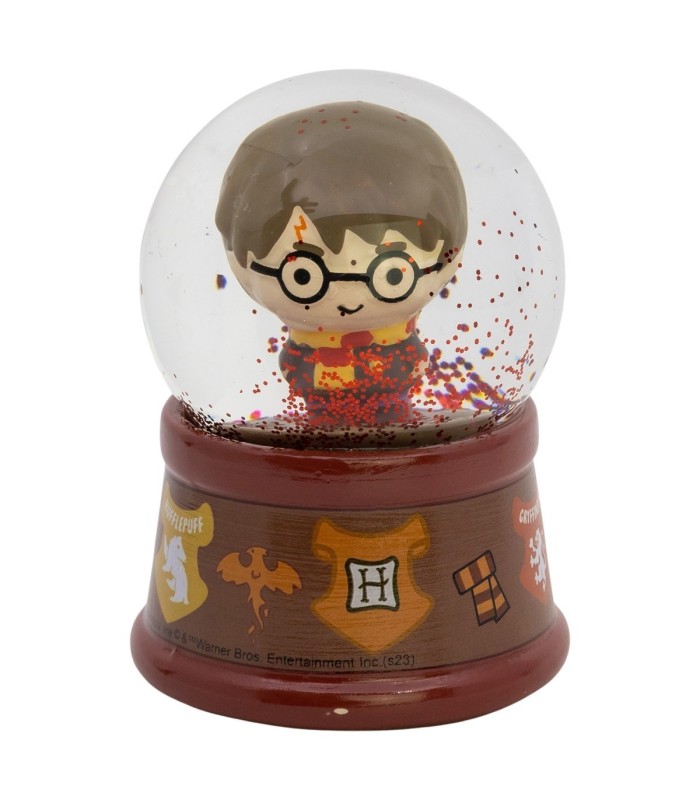 GLASS SNOW GLOBE HARRY POTTER IN GIFT BOX