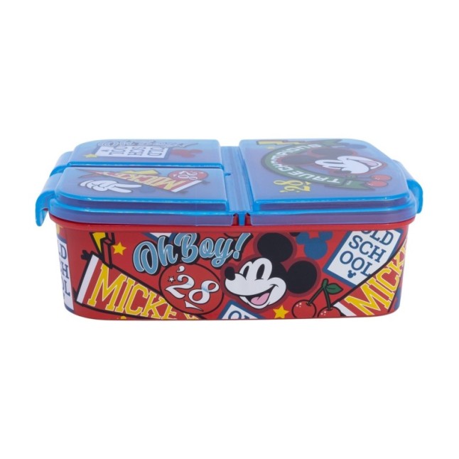 MULTI COMPARTMENT SANDWICH BOX MICKEY TRUE CHAMPIONS