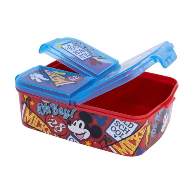 MULTI COMPARTMENT SANDWICH BOX MICKEY TRUE CHAMPIONS