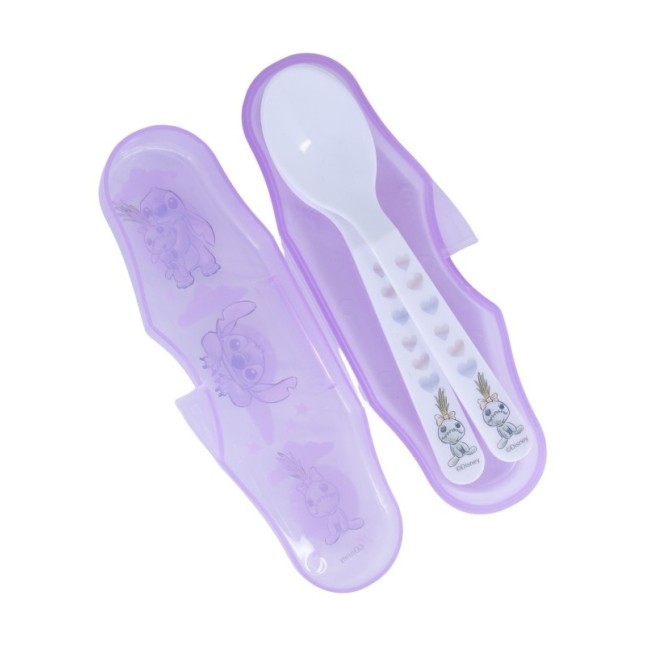 TODDLER 2 PCS PP SPOONS TRAVEL SET STITCH CUDDLE ME