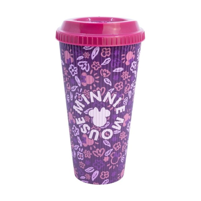 GROOVED PP COFFEE TUMBLER 790 ML MINNIE MOUSE CHERRYLICIOUS