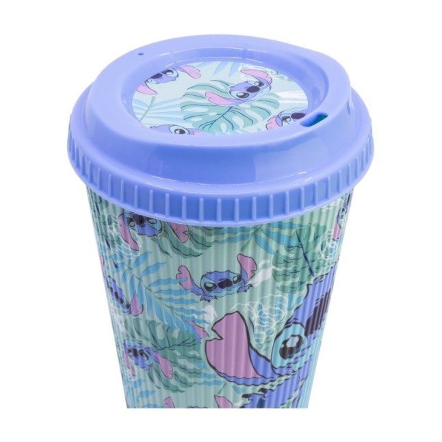 GROOVED PP COFFEE TUMBLER 790 ML STITCH ALOHA