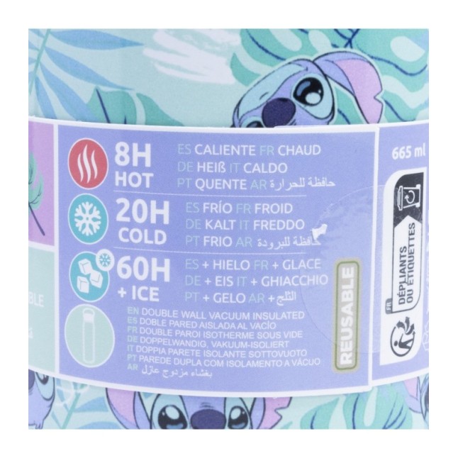 INSULATED STAINLESS STEEL BOTTLE 515 ML STITCH ALOHA