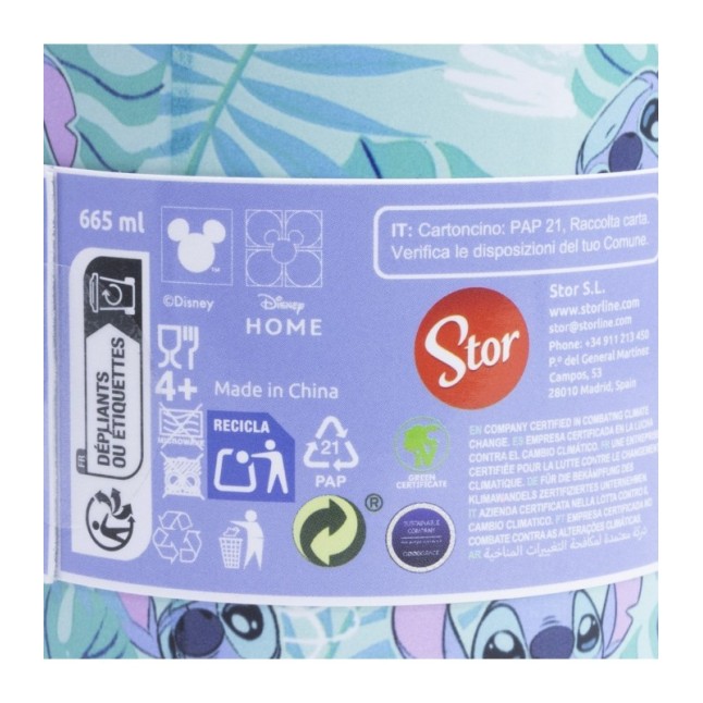 INSULATED STAINLESS STEEL BOTTLE 515 ML STITCH ALOHA