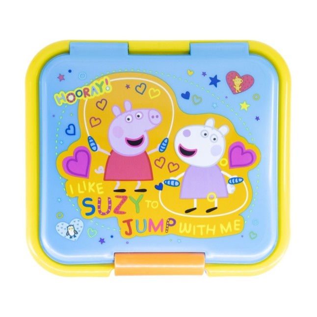 SUPREME MULTI COMPARTMENT SANDWICH BOX PEPPA PIG