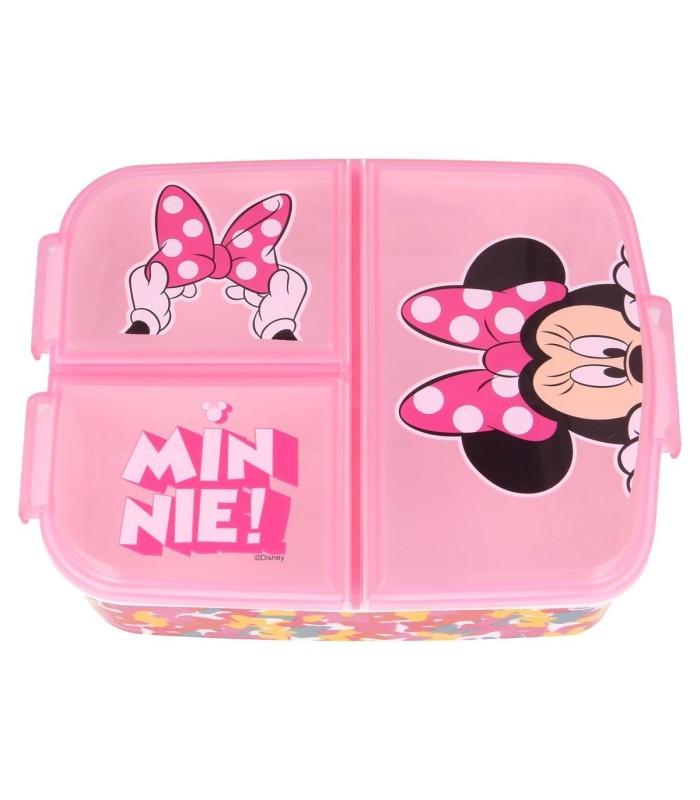 MULTI COMPARTMENT SANDWICH BOX MINNIE SO EDGY BOWS