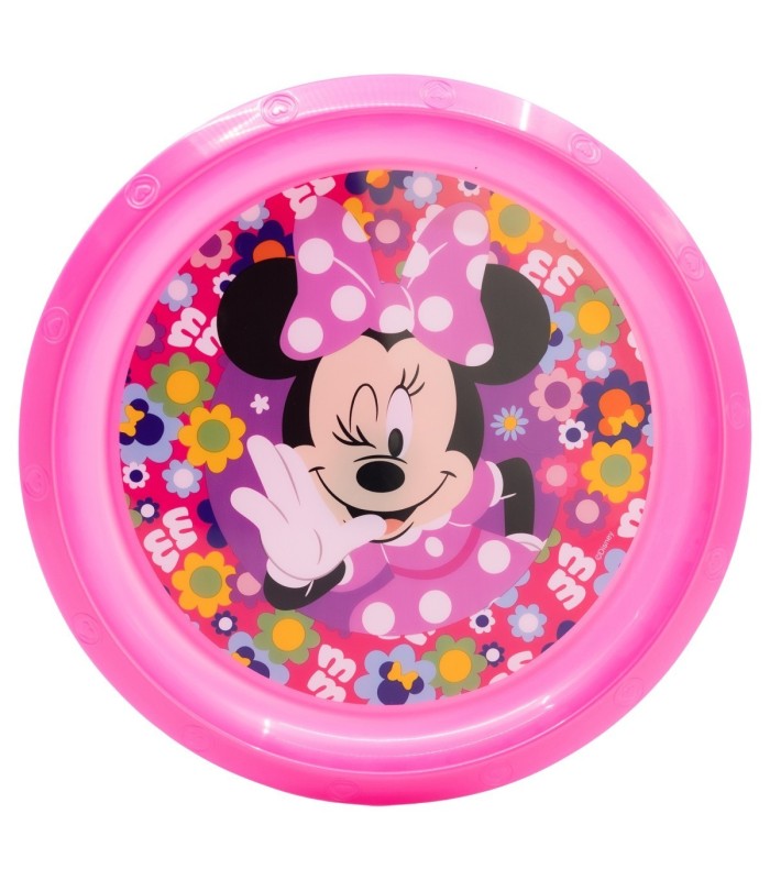 EASY PP PLATE MINNIE BOLD FLORALS