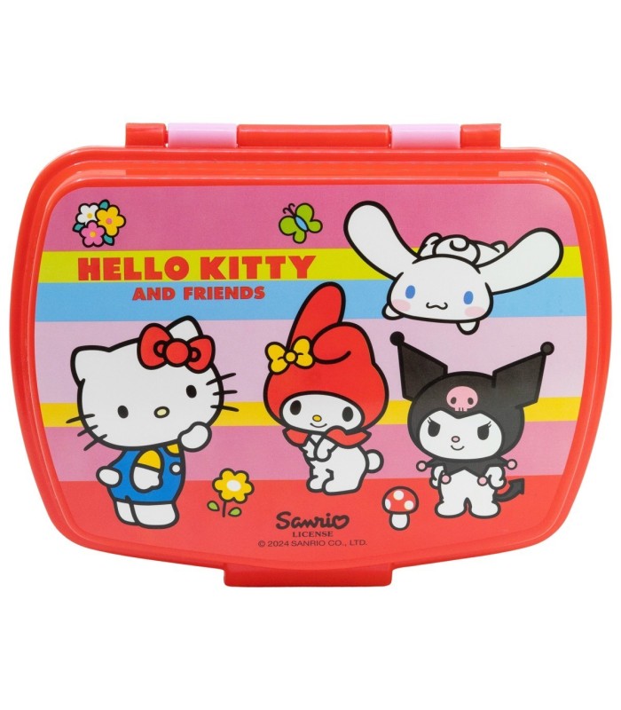 FUNNY SANDWICH BOX HELLO KITTY AND FRIENDS