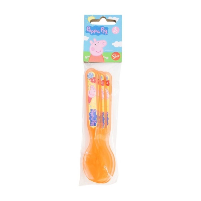 JOY 4 PCS SPOON SET PEPPA PIG