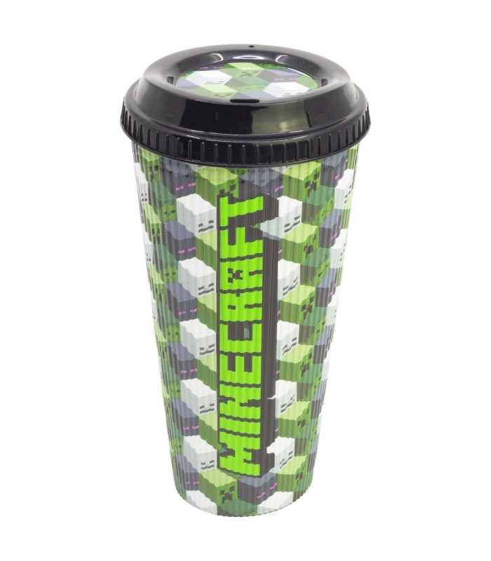 GROOVED PP COFFEE TUMBLER 790 ML MINECRAFT ICONICMONO