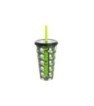 GROOVED PP STRAW TUMBLER 790 ML MINECRAFT ICONICMONO