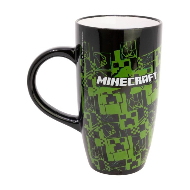 LATTE CERAMIC MUG 23 OZ IN GIFT BOX MINECRAFT ICONICMONO