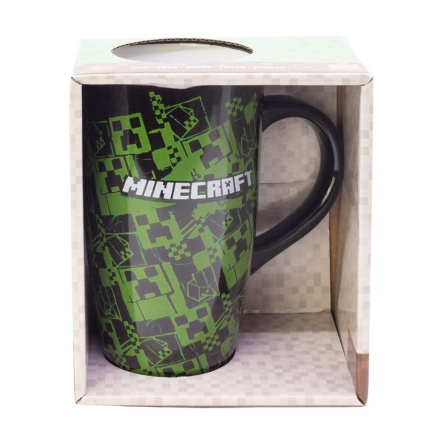 LATTE CERAMIC MUG 23 OZ IN GIFT BOX MINECRAFT ICONICMONO