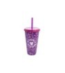 GROOVED PP STRAW TUMBLER 790 ML MINNIE MOUSE CHERRYLICIOUS