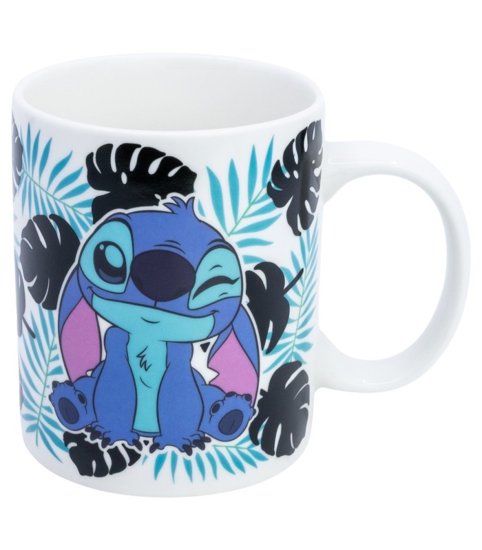 CERAMIC CHANGING COLOR MUG 11 OZ IN GIFT BOX STITCH ALOHA