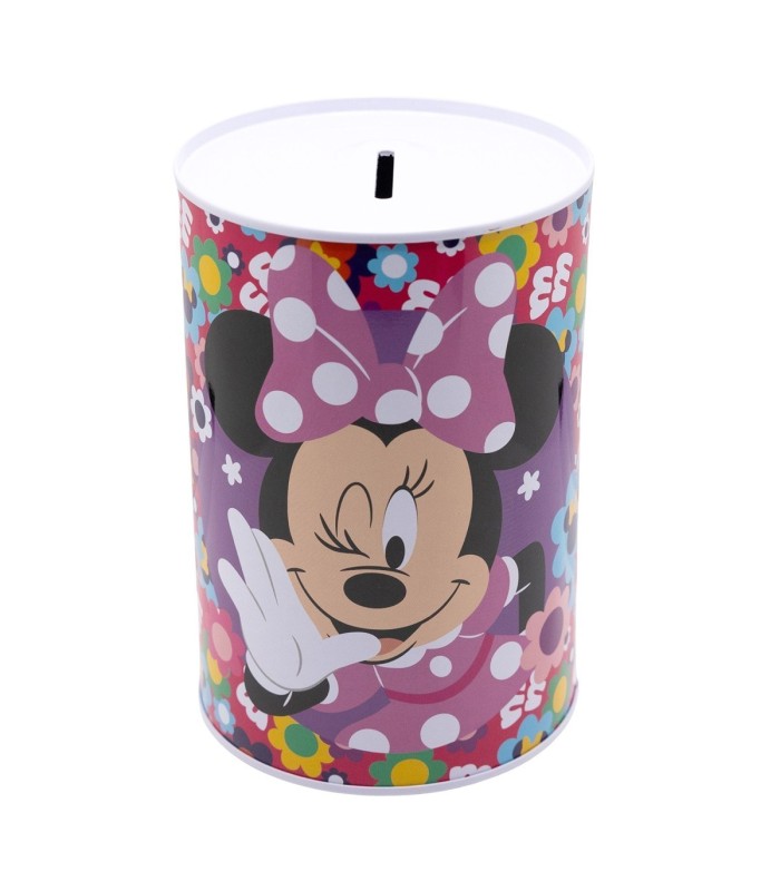METALLIC MONEY BANK MINNIE BOLD FLORALS
